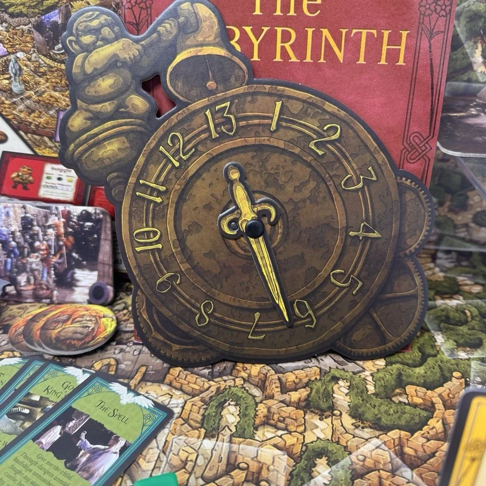 Jim Henson Labyrinth Board Game Fantasy Strategy Adventure Classic Complete Set - Picture 8 of 15